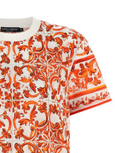 Dolce & Gabbana Maiolica T-shirt Orange