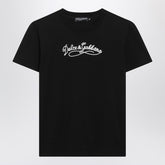 Dolce & Gabbana Black Jersey Logo T-Shirt Black