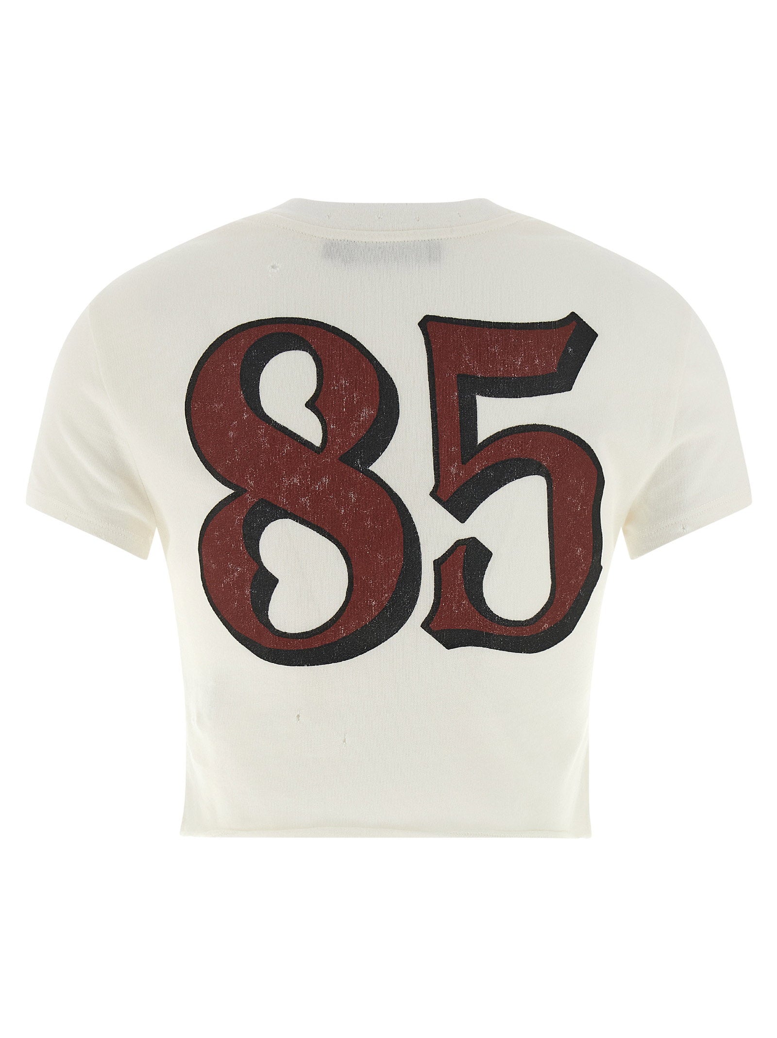 Dolce &amp; Gabbana Used Effect Cotton T-shirt White