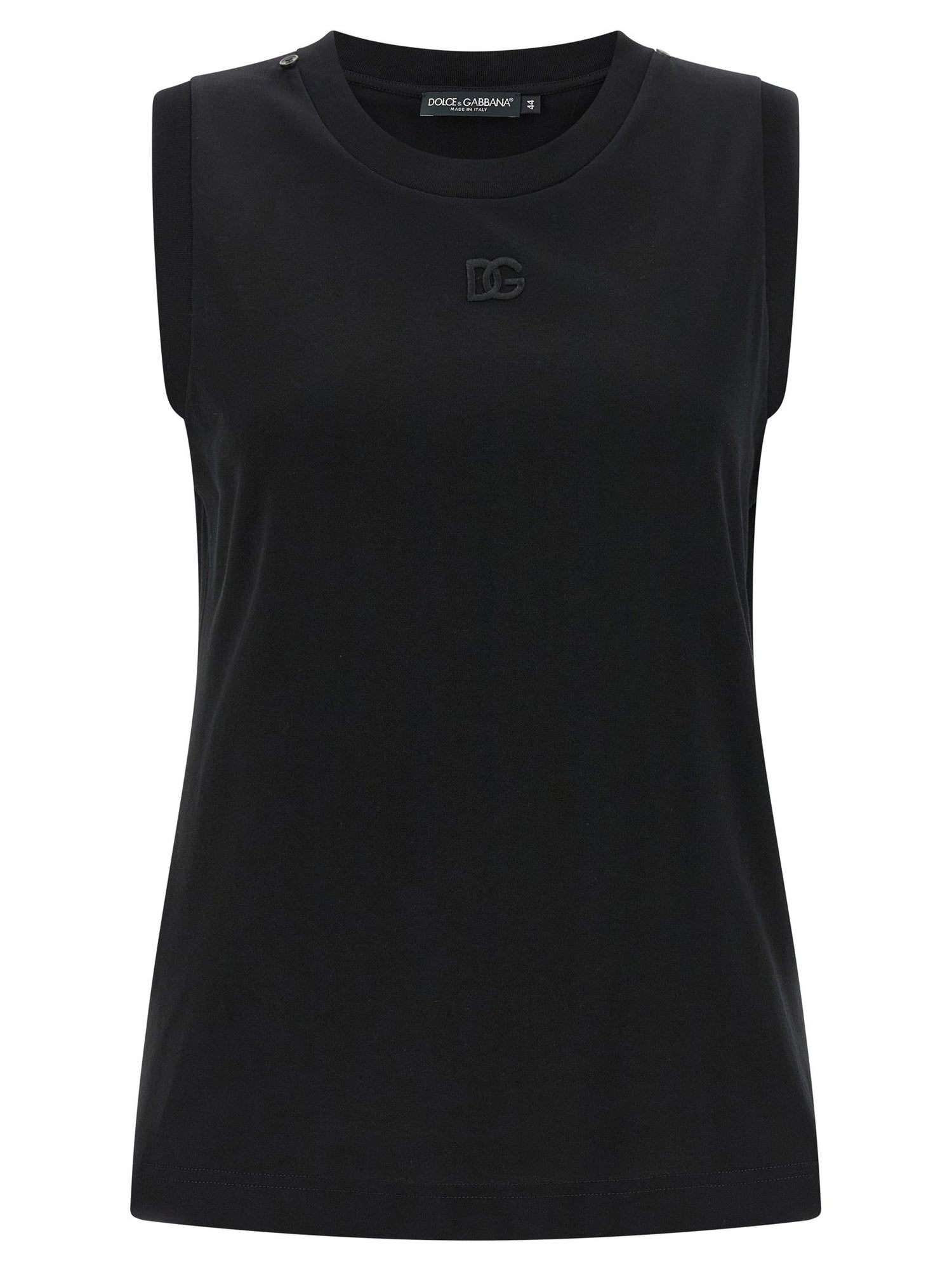 Dolce &amp; Gabbana T-shirt With Scarf Black  