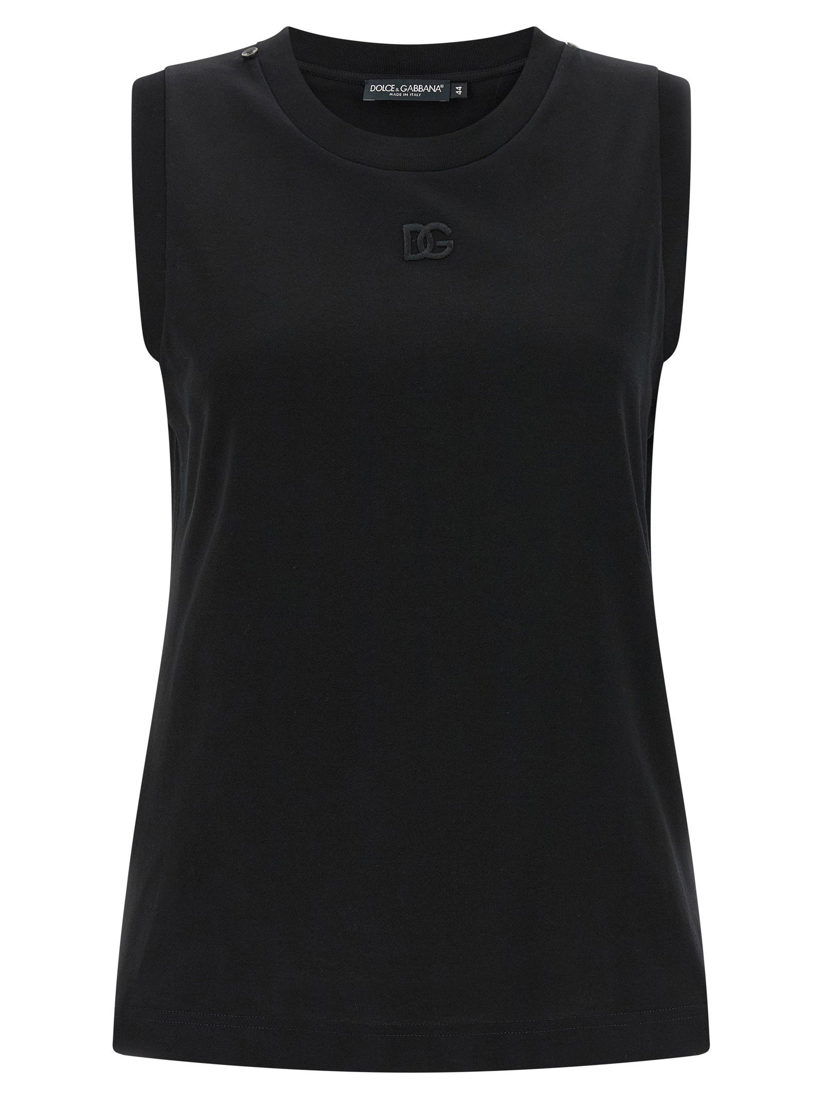 Dolce &amp; Gabbana T-shirt With Scarf Black  