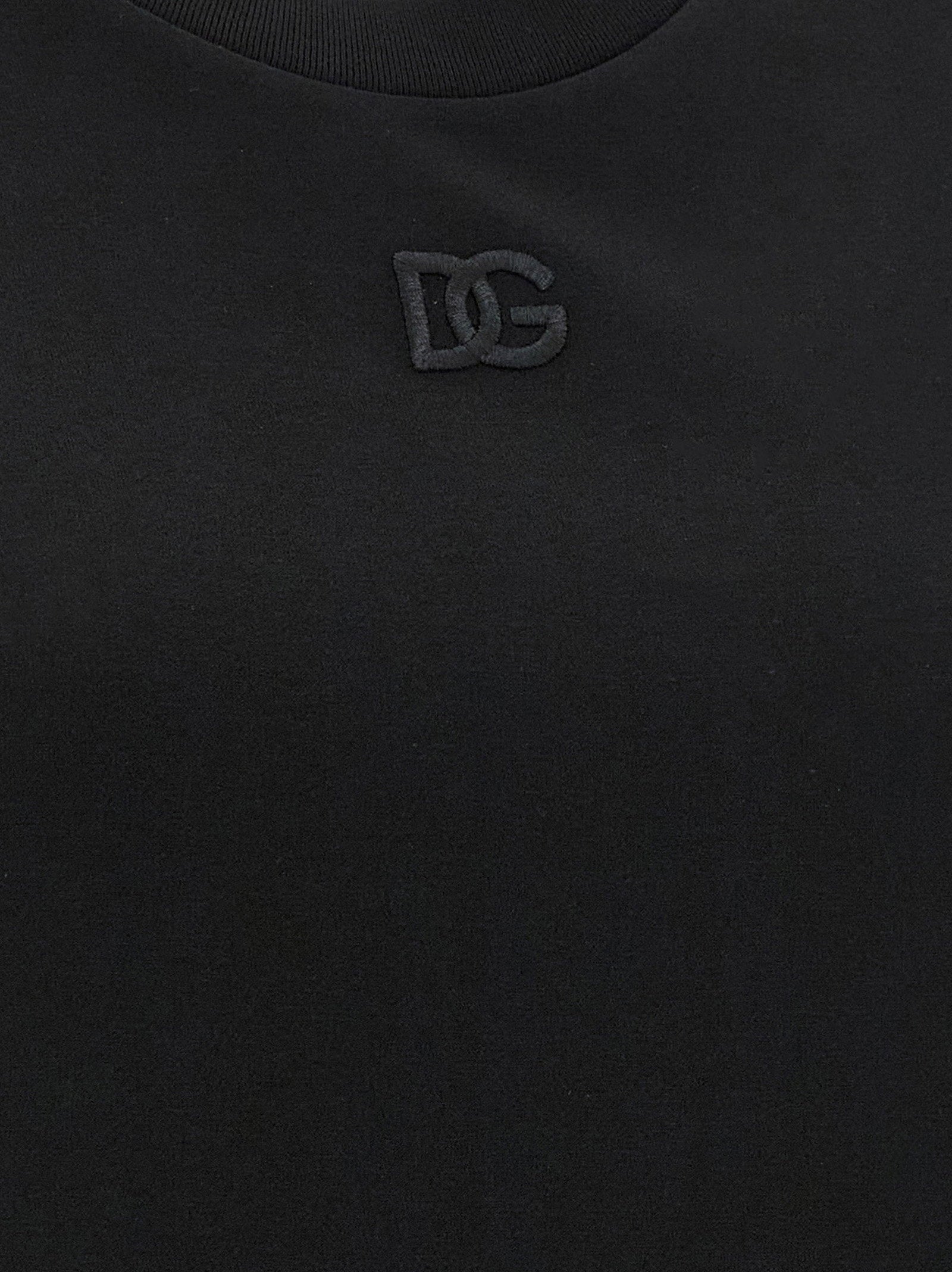 Dolce &amp; Gabbana T-shirt With Scarf Black  