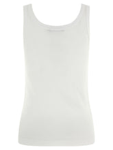 Dolce & Gabbana Logo Patch Tank Top White