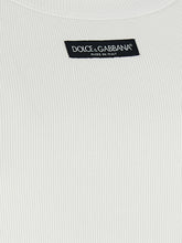 Dolce & Gabbana Logo Patch Tank Top White