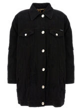 Dolce & Gabbana Denim Long Jacket Black
