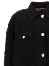 Dolce & Gabbana Denim Long Jacket Black