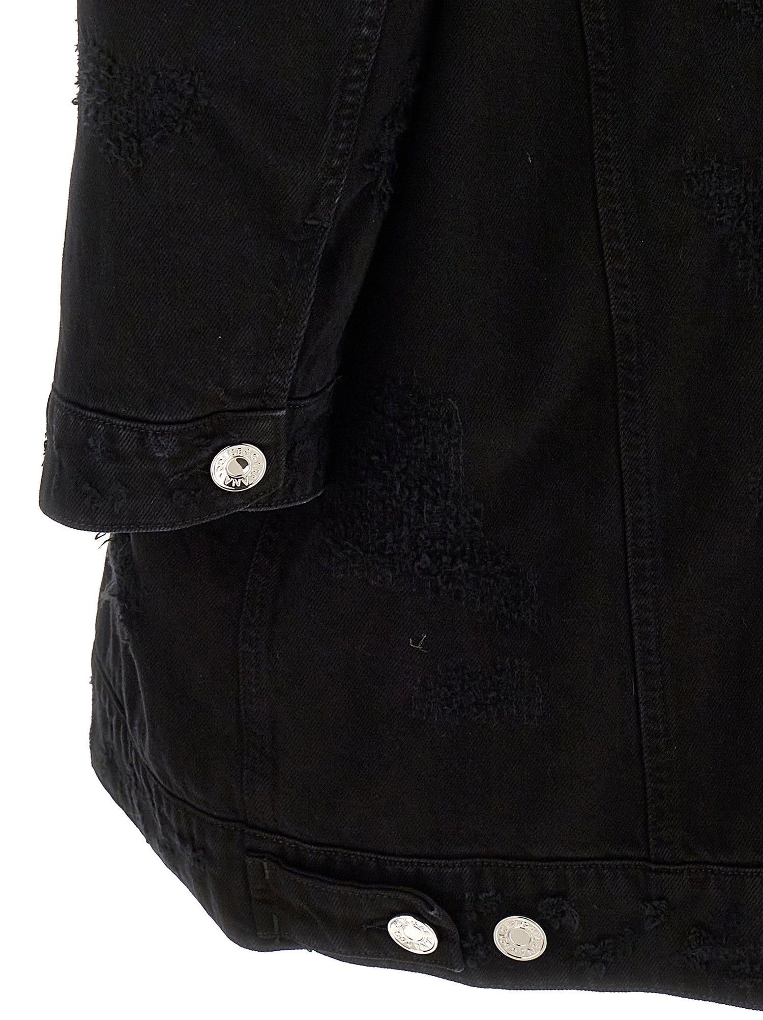 Dolce &amp; Gabbana Denim Long Jacket Black