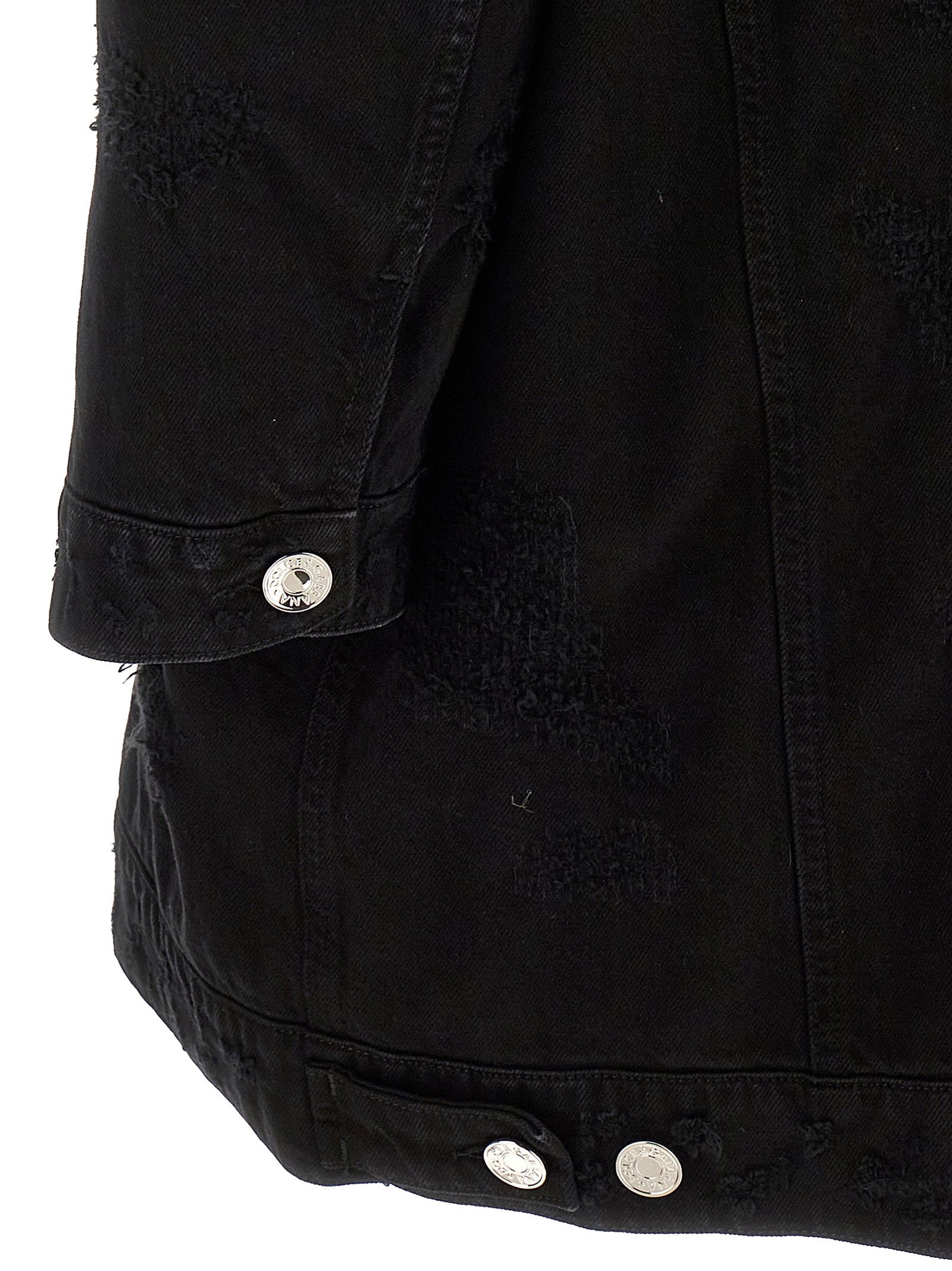 Dolce &amp; Gabbana Denim Long Jacket Black
