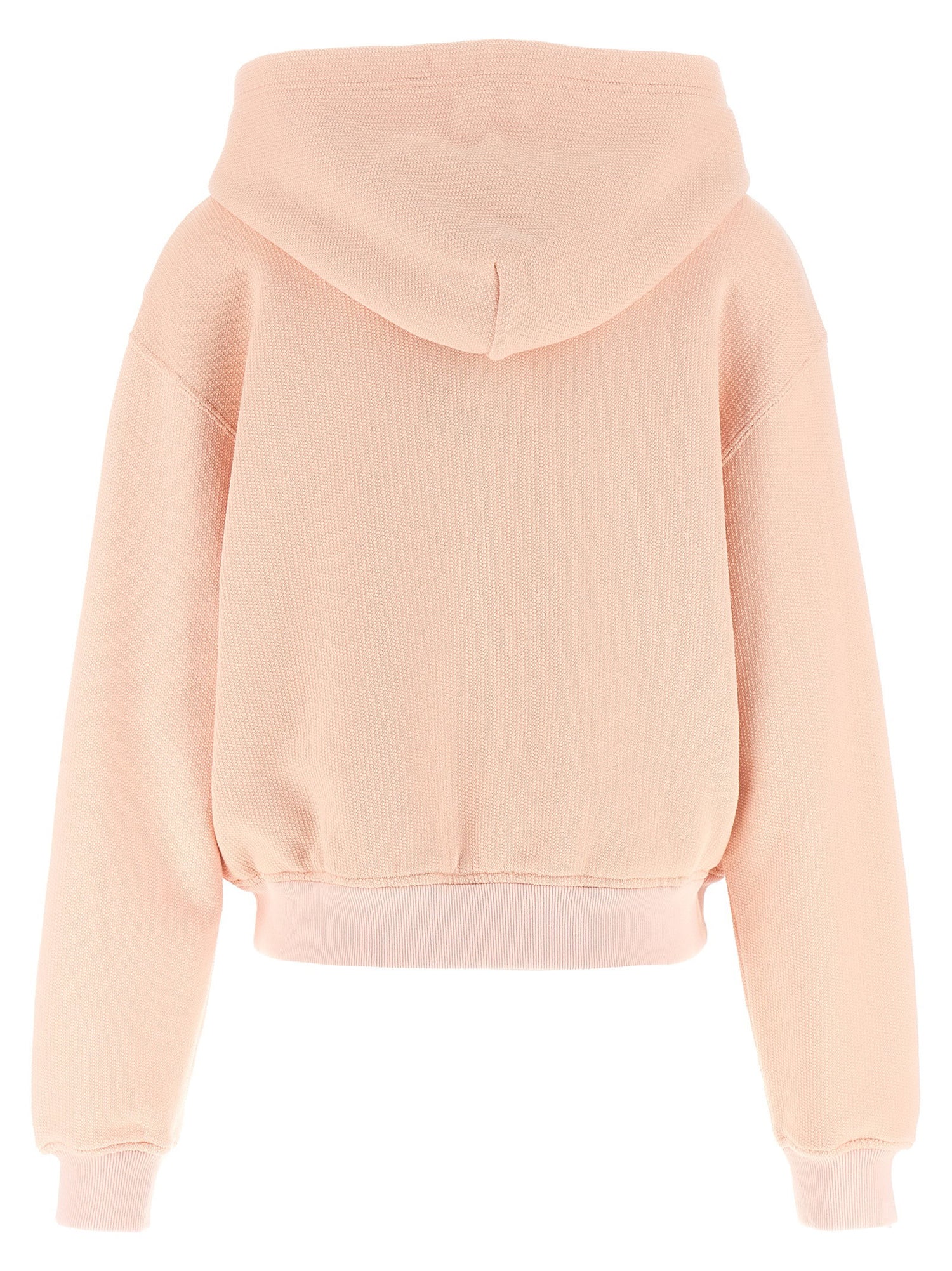 Dolce &amp; Gabbana Logo Embroidery Hoodie Pink