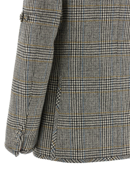 Thom Browne Prince Of Wales Blazer Multicolor