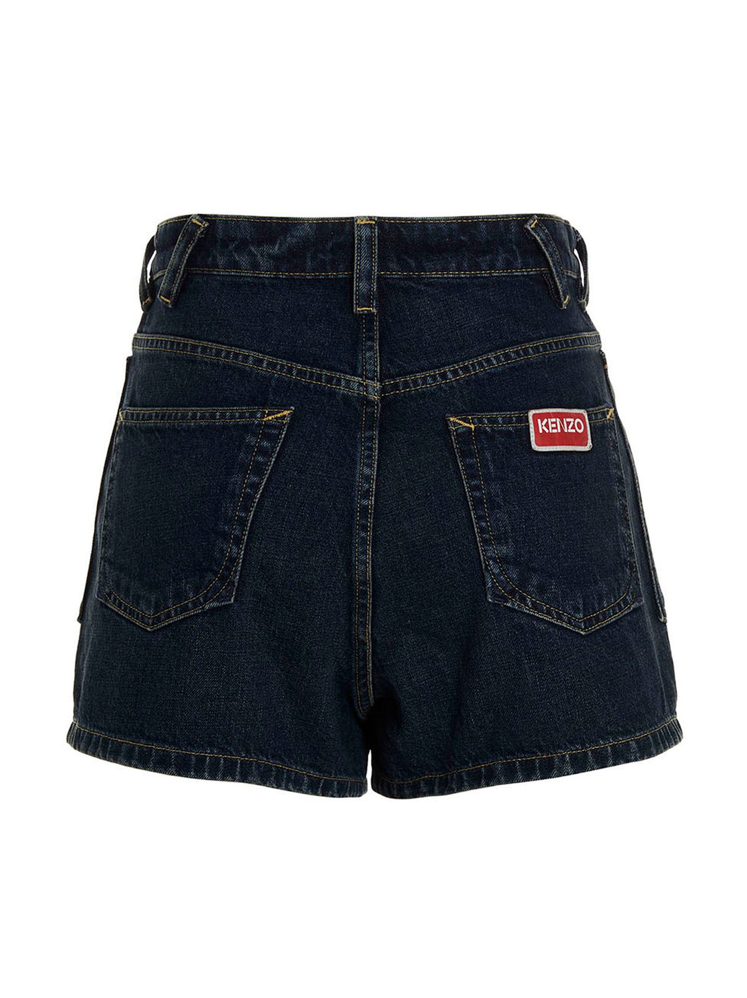 Kenzo Denim Shorts Blue