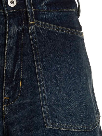 Kenzo Denim Shorts Blue