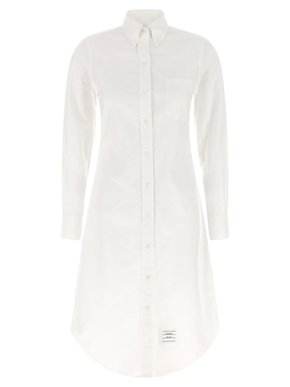 Thom Browne Oxford Chermisier Dress White