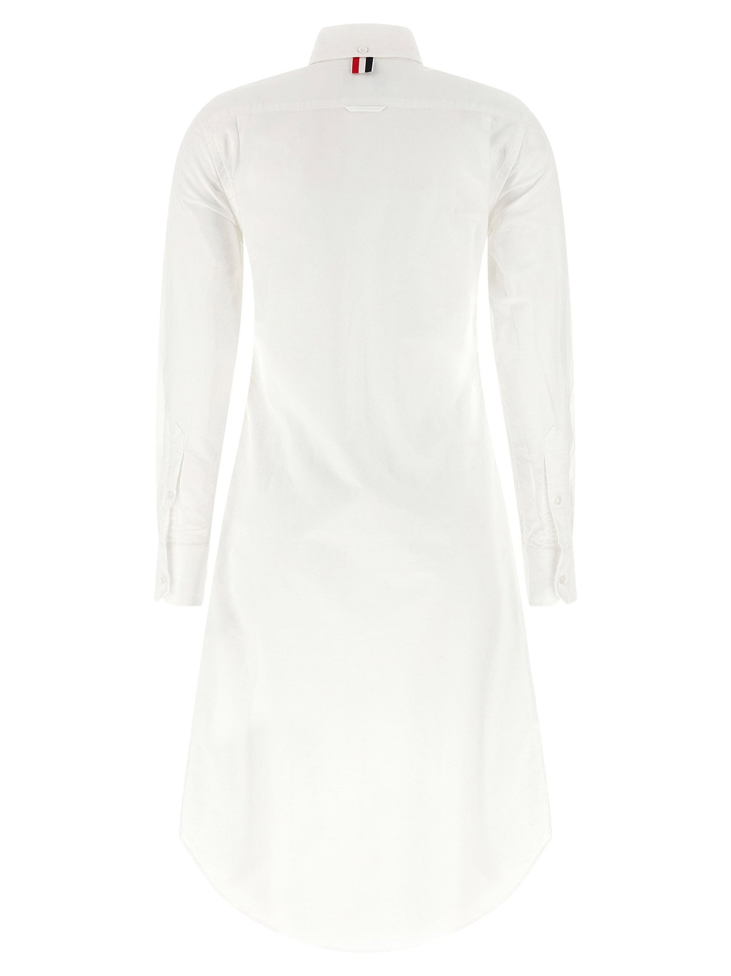 Thom Browne Oxford Chermisier Dress White