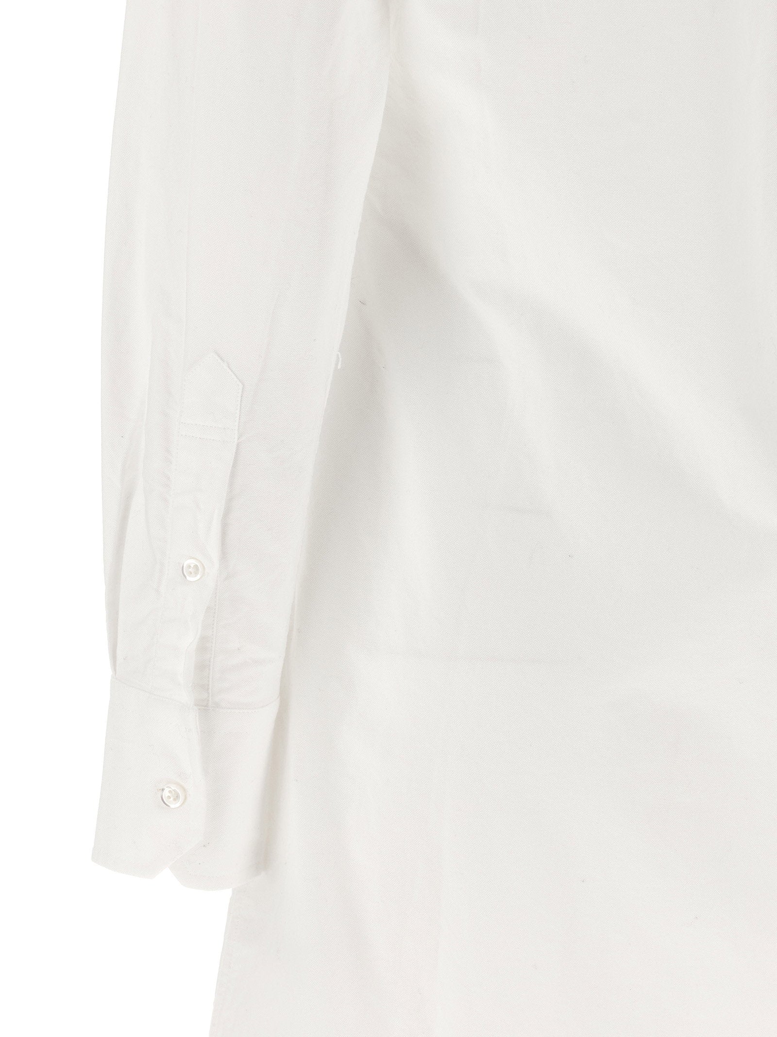 Thom Browne Oxford Chermisier Dress White