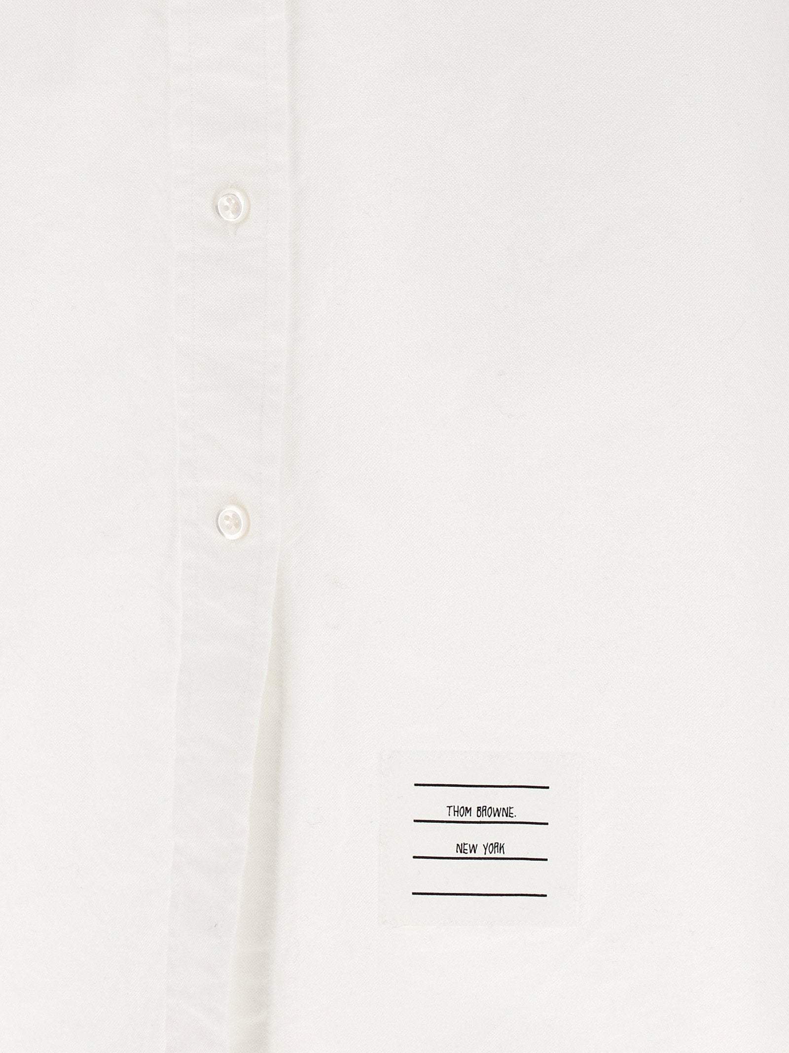 Thom Browne Oxford Chermisier Dress White