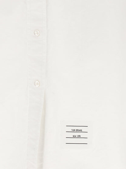 Thom Browne Oxford Chermisier Dress White