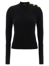 Balmain Ribbed Sweater Black