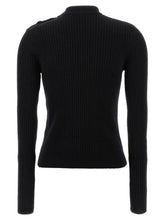 Balmain Ribbed Sweater Black