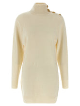 Balmain Cashmere Wool Dress Beige