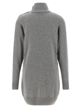 Balmain Cashmere Wool Dress Gray