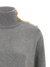Balmain Cashmere Wool Dress Gray