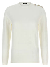 Balmain Maxi Shoulder Top White