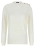 Balmain Maxi Shoulder Top White