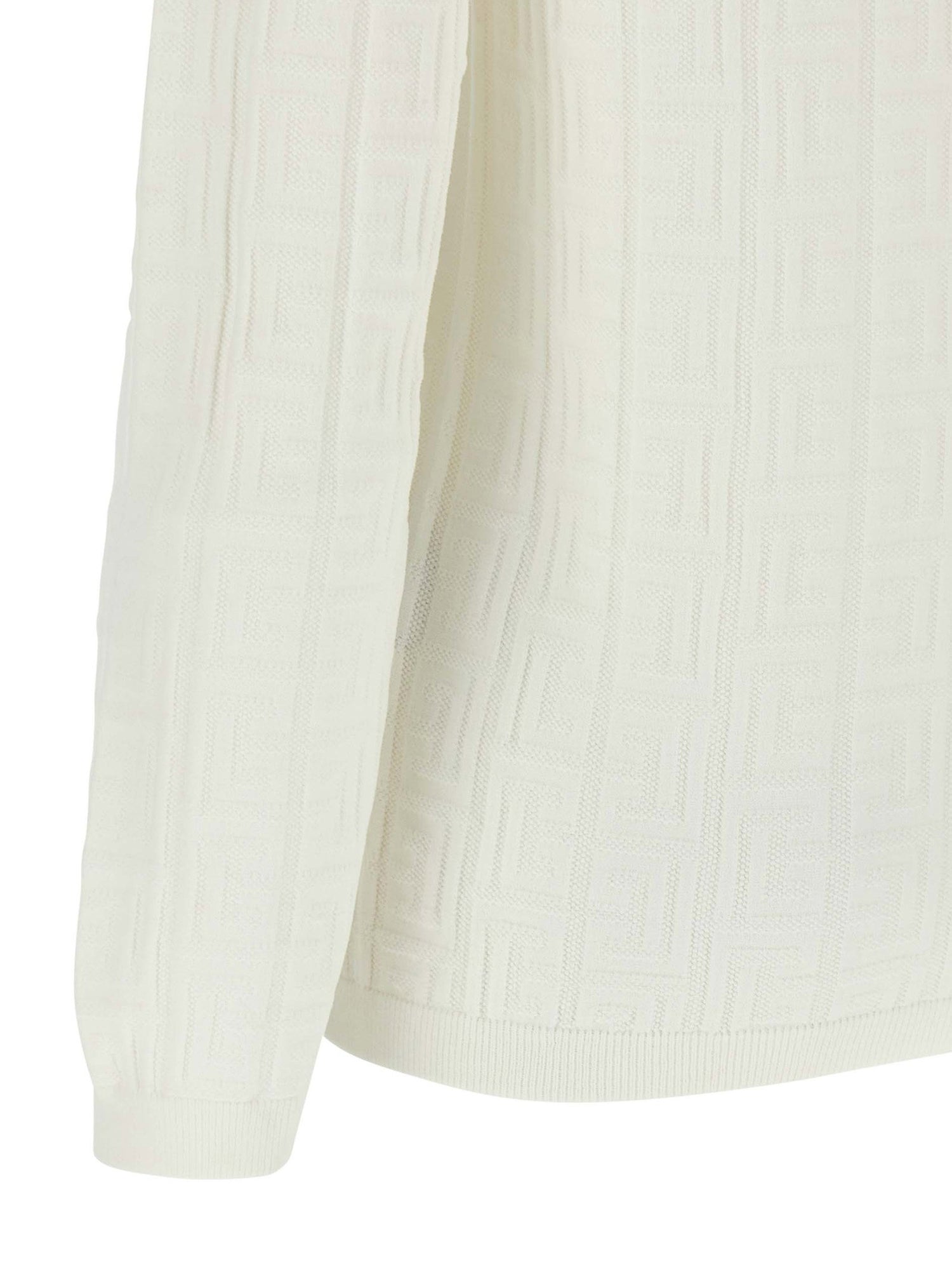 Balmain Maxi Shoulder Top White