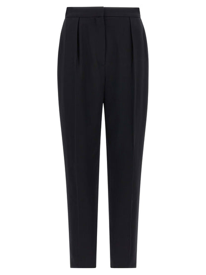 Balmain High Waist Pants Black