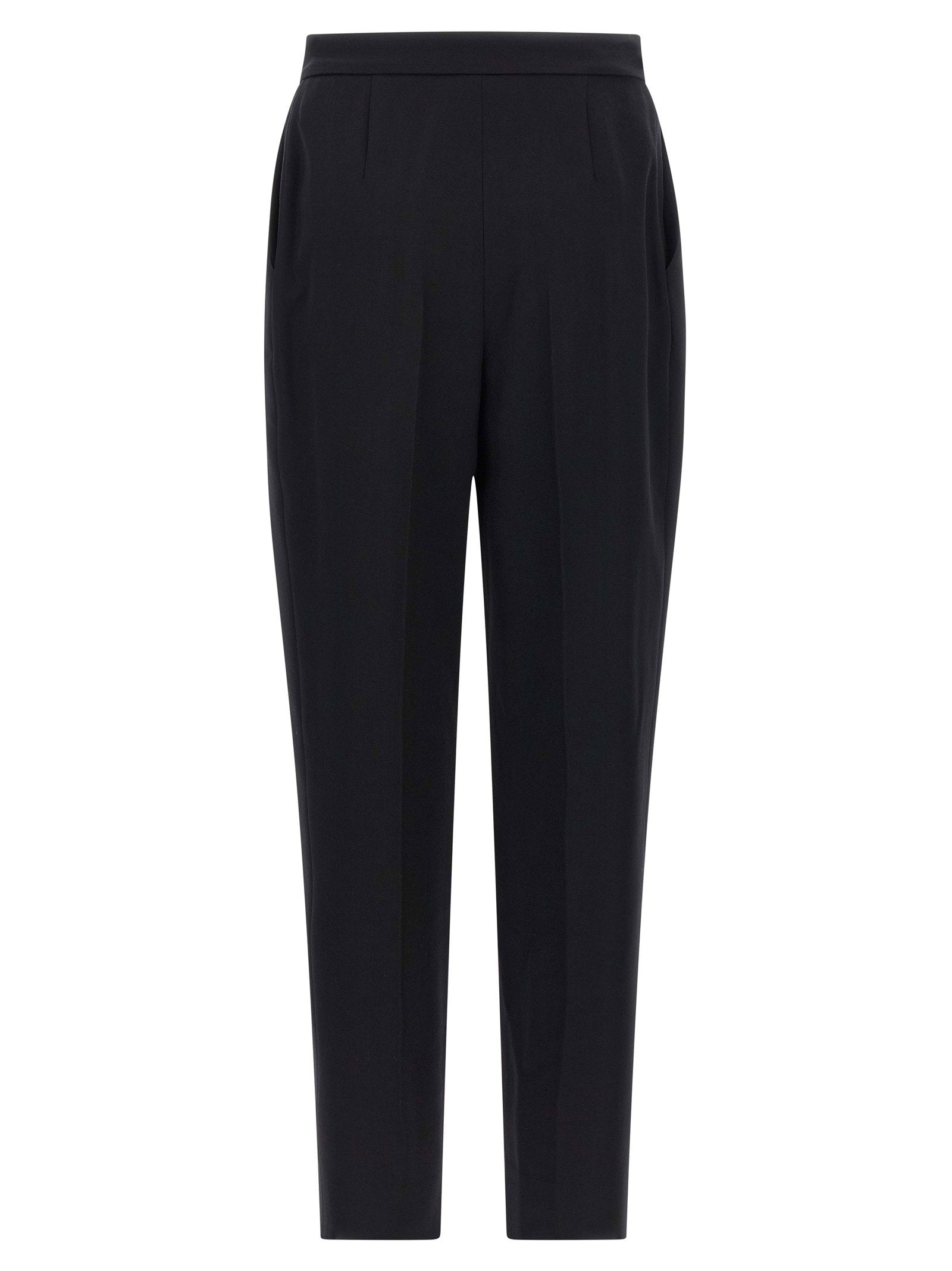 Balmain High Waist Pants Black