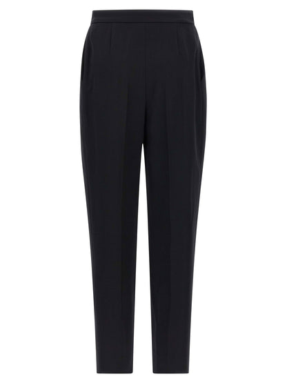 Balmain High Waist Pants Black
