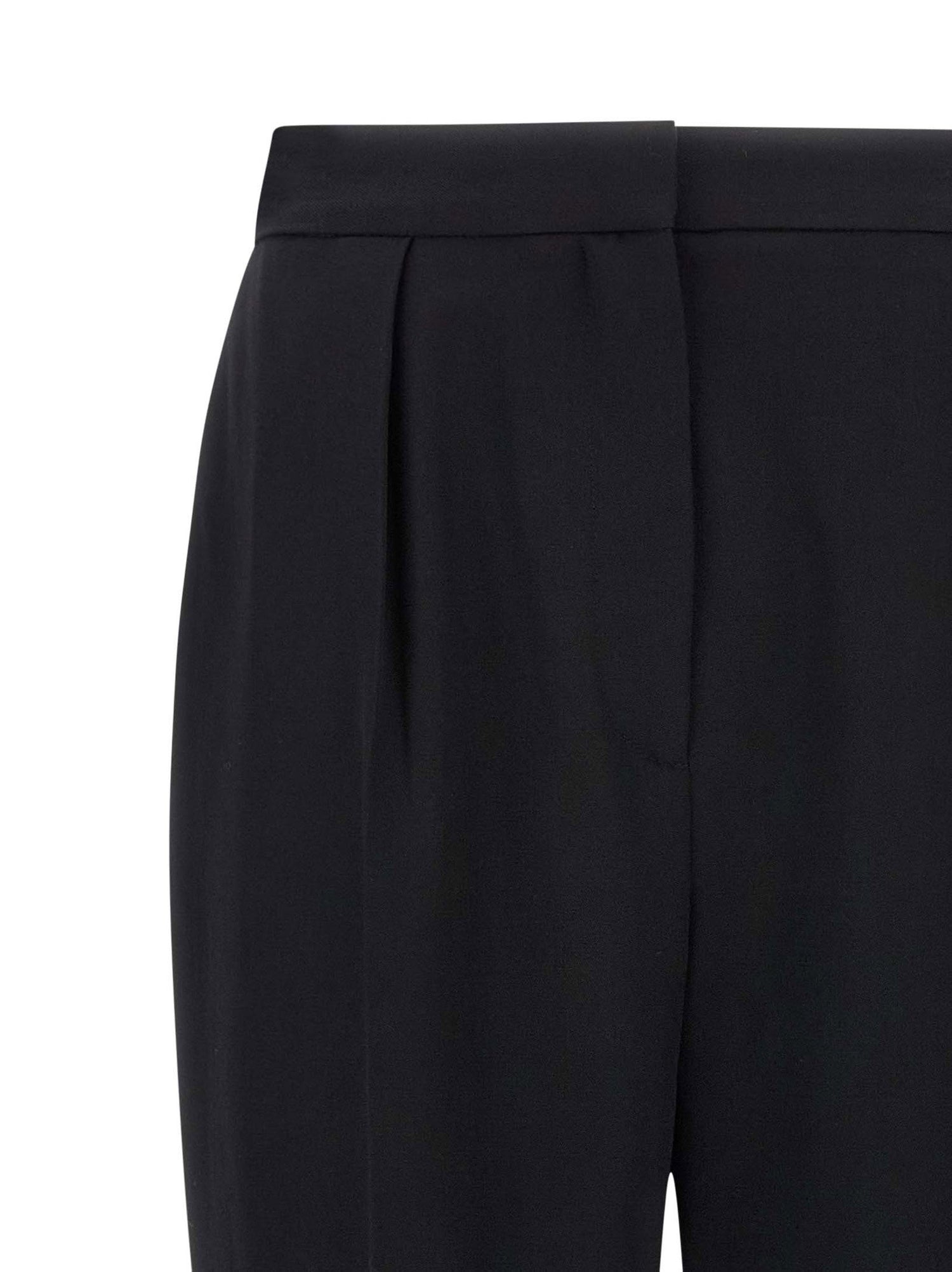 Balmain High Waist Pants Black