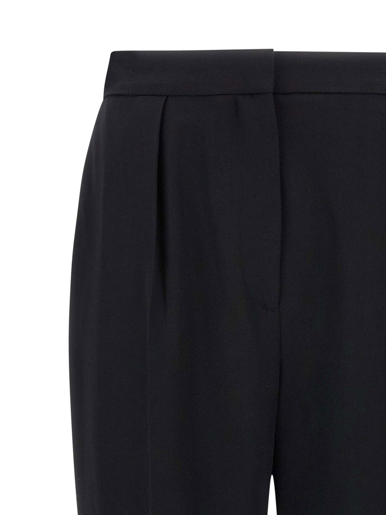 Balmain High Waist Pants Black