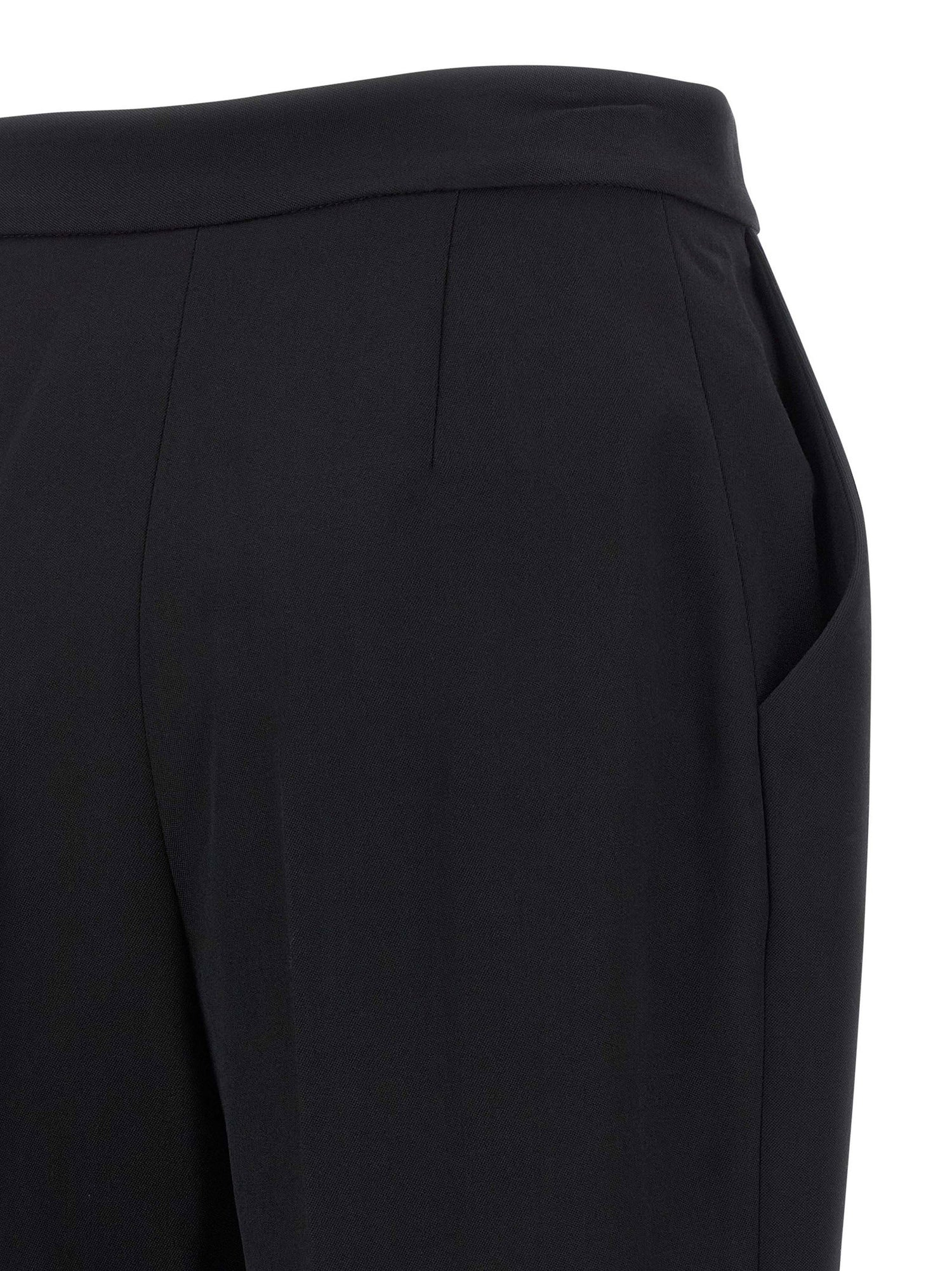 Balmain High Waist Pants Black