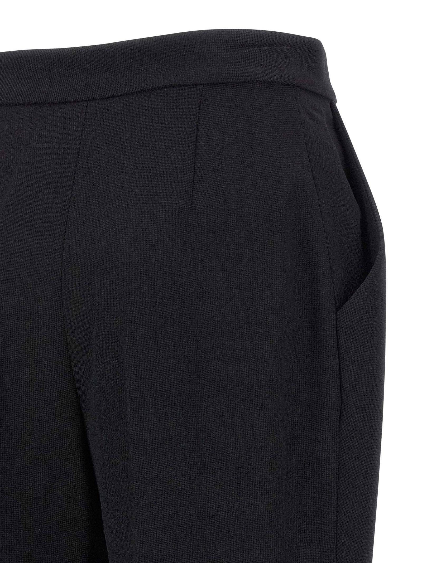 Balmain High Waist Pants Black