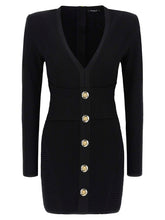 Balmain Bodycon Dress Black