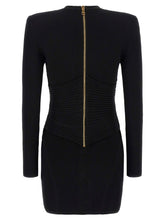Balmain Bodycon Dress Black