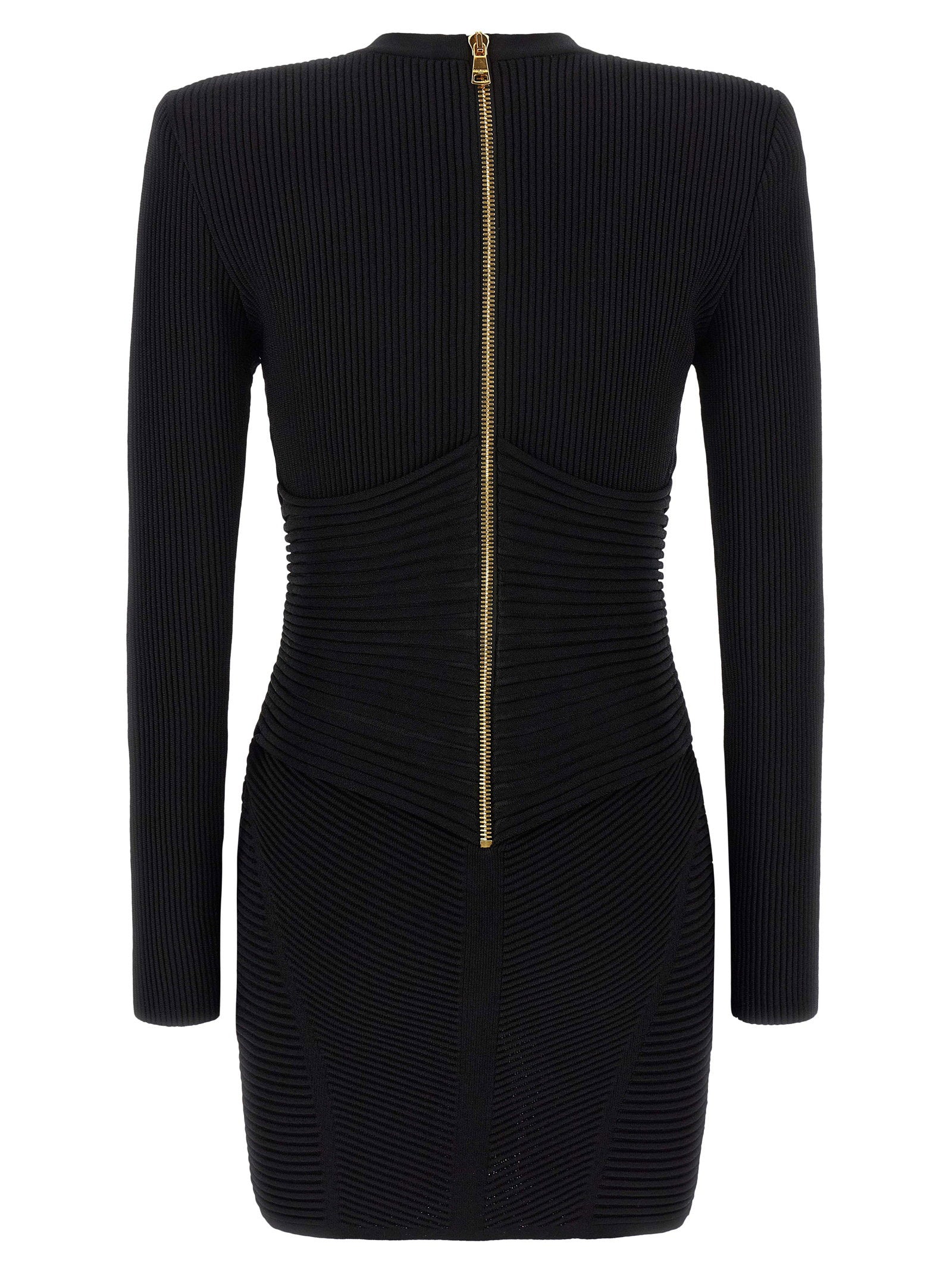 Balmain Bodycon Dress Black