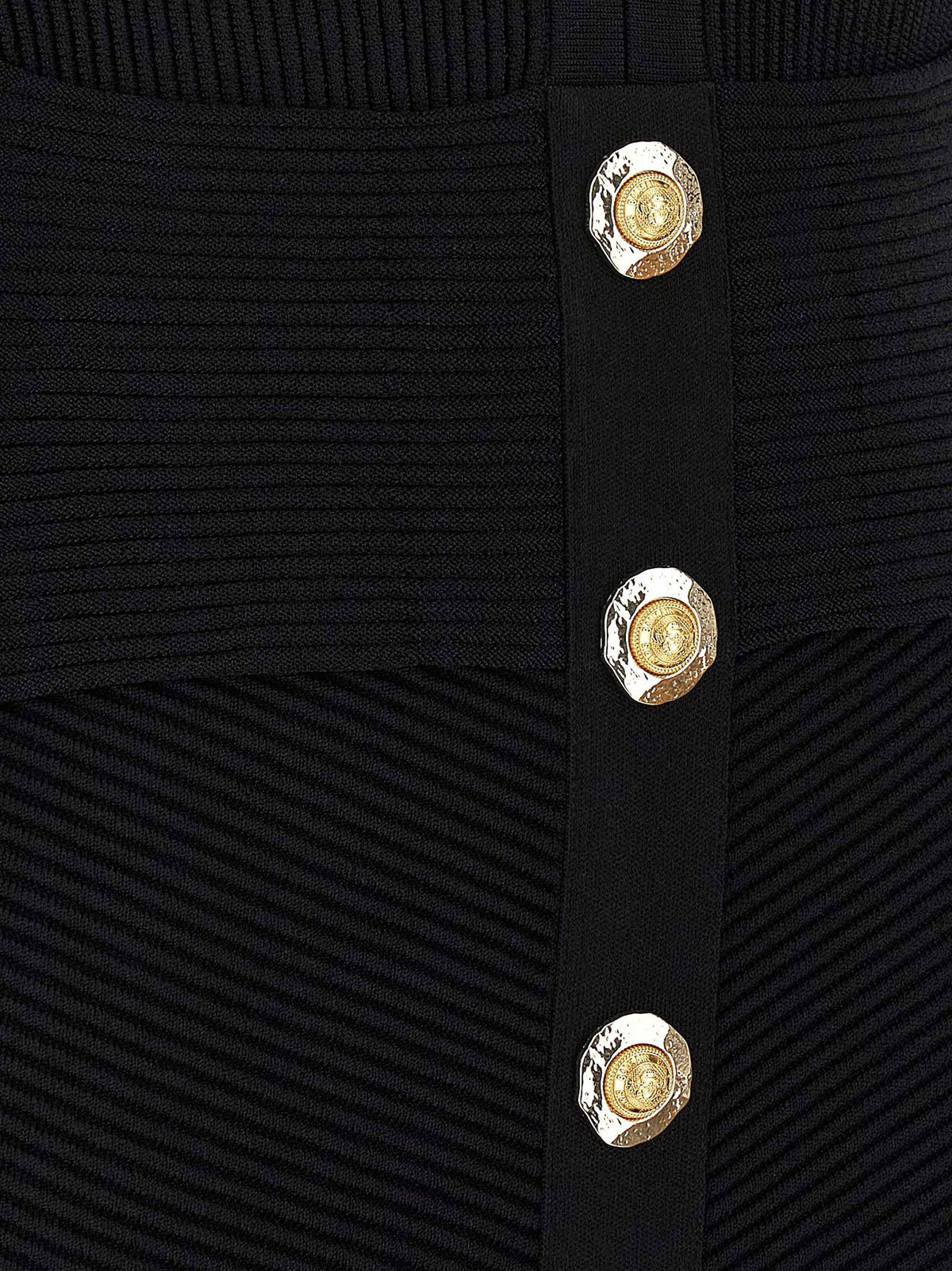 Balmain Bodycon Dress Black