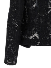 Balmain Lace Blazer Black