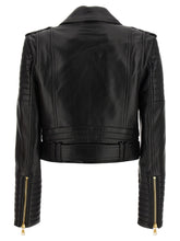 Balmain Leather Jacket Black