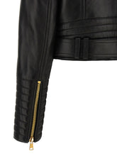 Balmain Leather Jacket Black