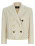 Balmain Double-breasted Coat White