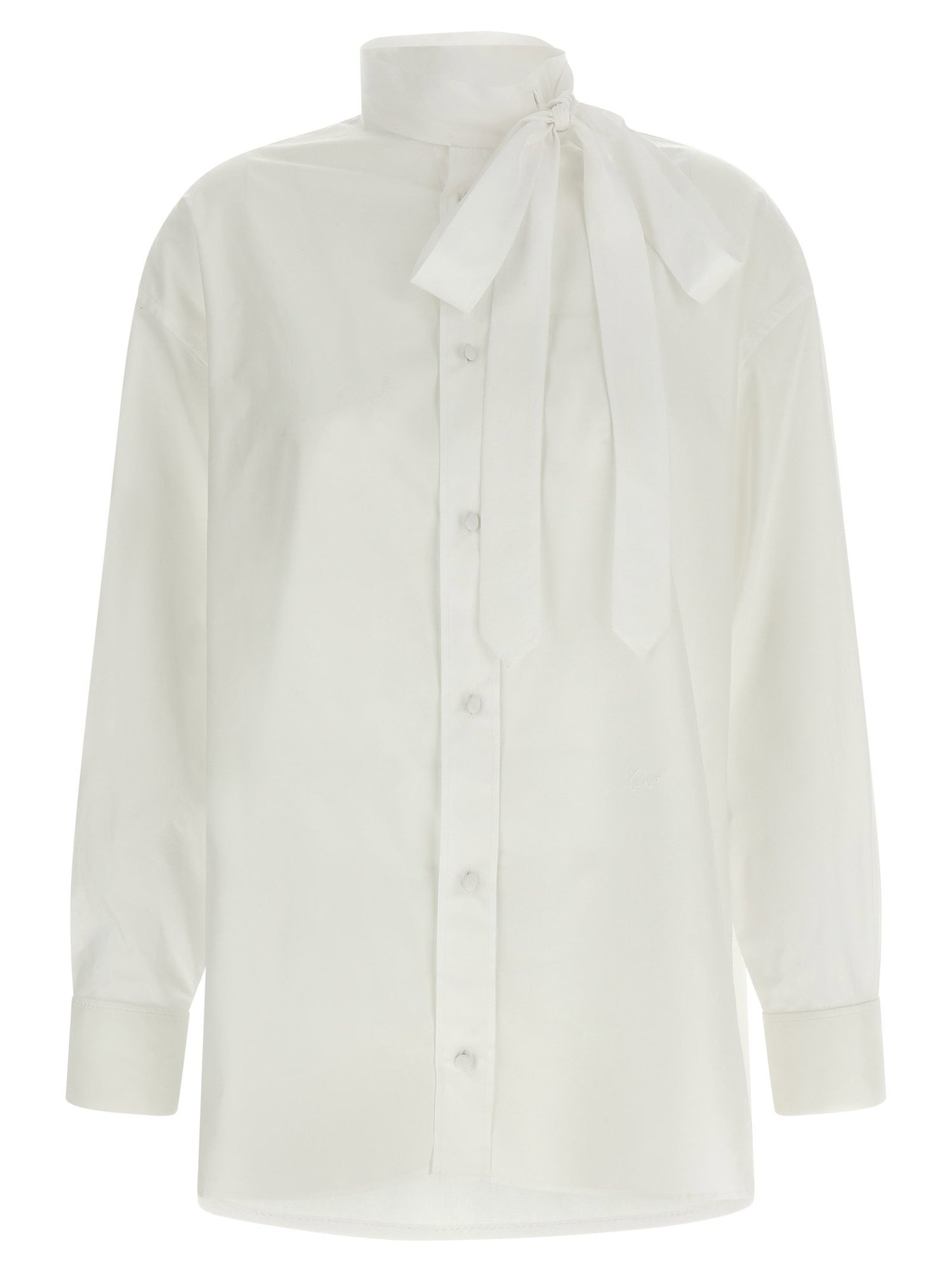 Kenzo Lavallière Collar Shirt White