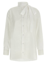 Kenzo Lavallière Collar Shirt White