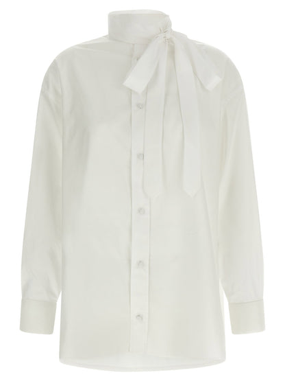 Kenzo Lavallière Collar Shirt White