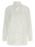 Kenzo Lavallière Collar Shirt White