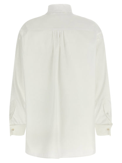 Kenzo Lavallière Collar Shirt White