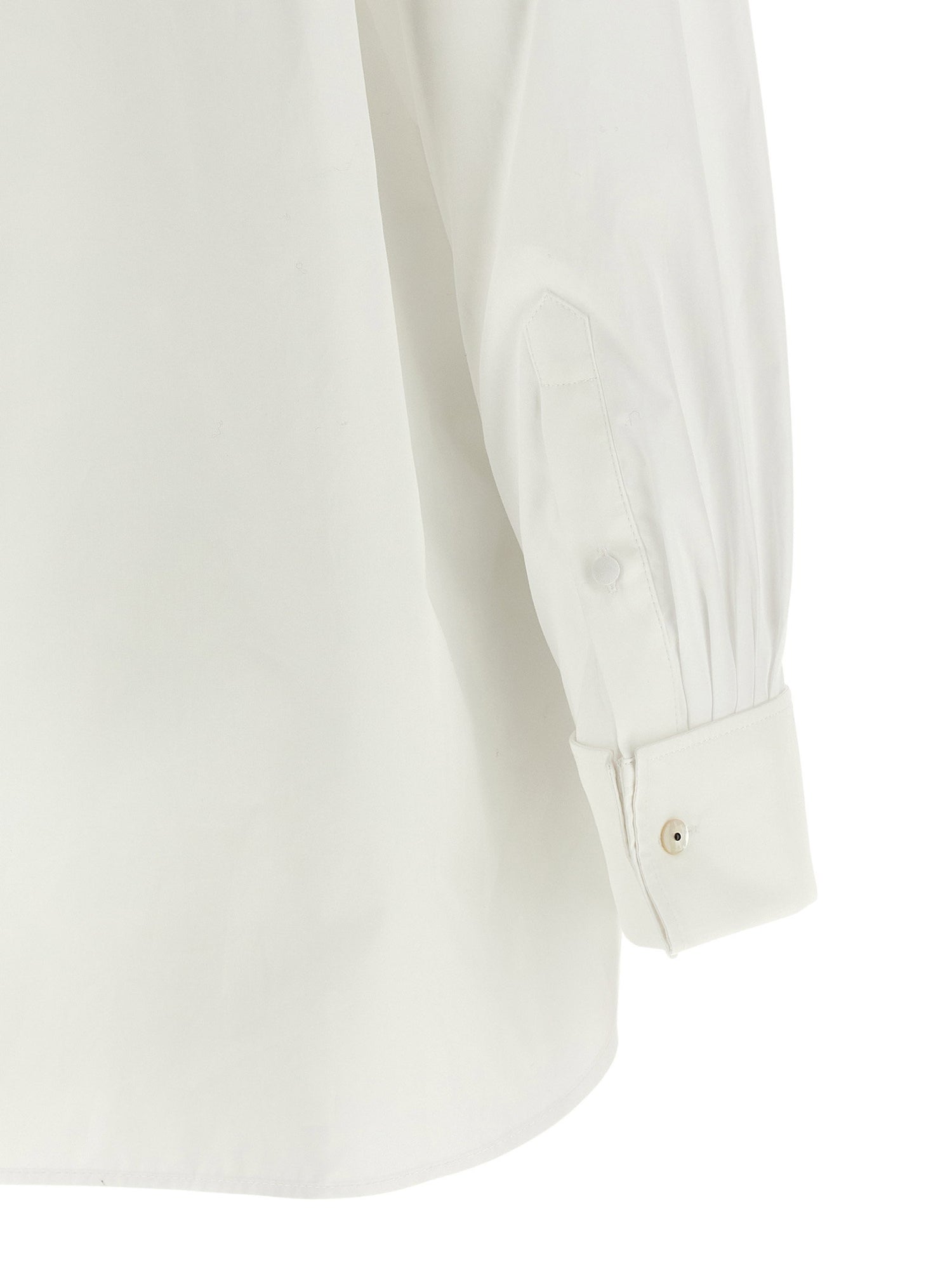 Kenzo Lavallière Collar Shirt White